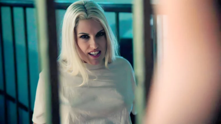 Slut Inmate Blanche Gets Excited To Suck Cock And Get Double Penetration From Fellow Inmates