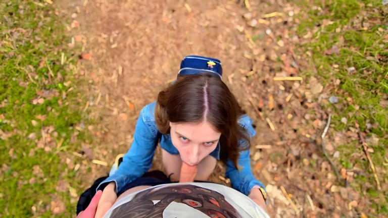 Caught Flashing On My Way To The Beach, Sucked His Dick And Took A Ride On It Near The Sea And Got Creampied